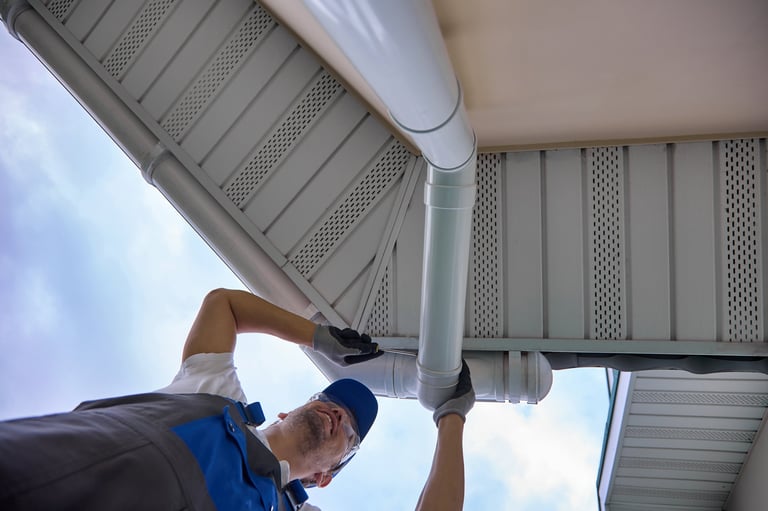 Professional gutter installation