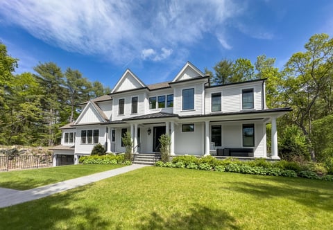 Modern farmhouse exterior renovation