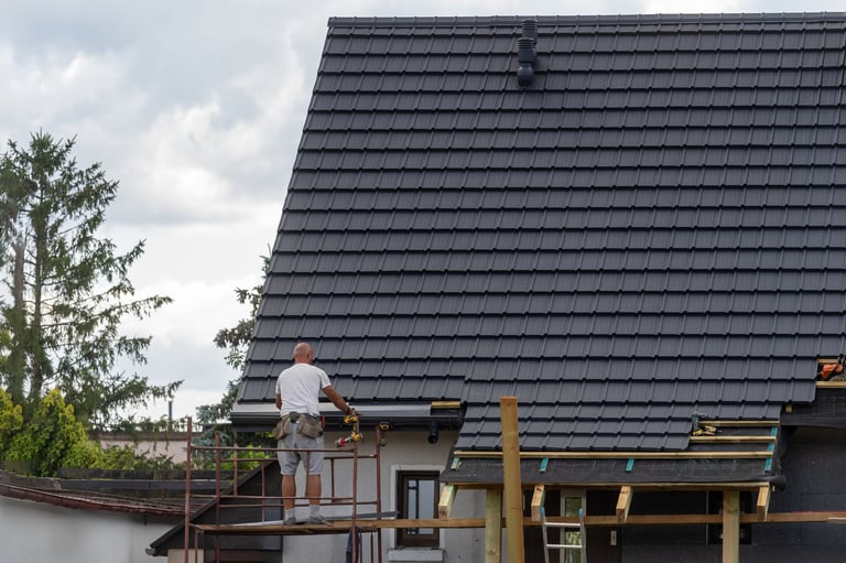 Professional roofing installation