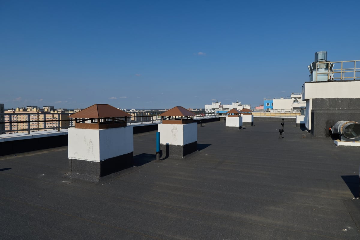 Beautiful residential roof with stunning views